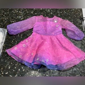 Disney Parks Rapunzel Lantern Dressy Party Dress Circle Skirt‎ Twirl Sz 3T